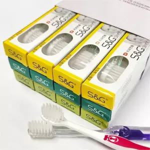 SNG 치과 어린이칫솔 곰돌이 슬림모 12개 1박스 국산 치과용 교정용 교정 작은헤드