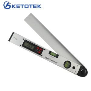 0-225 학위 디지털 각도 파인더 게이지 400mm 테스터 Goniometer 전자 경사계 미터 레벨 도구 눈금자
