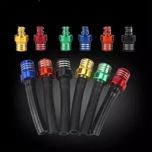 1PC 오토바이 연료 캡 2 웨이 밸브 벤트 브리더 호스 튜브 모토 크로스 ATV 쿼드 먼지 핏 자전거 탱크