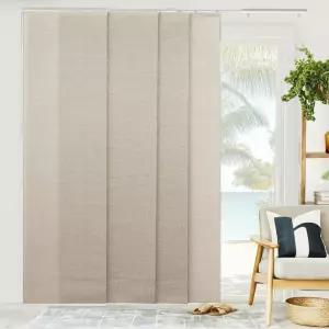 미끄러지는 파티오 도어 방 칸막이 및 옷장 커버를 위한 CHICOLology 패널 트랙 수직 블라인드 4개의 직조