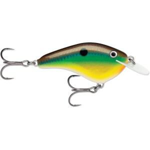 Rapala OG 슬림 6 크랭크베이트 - 2 75인치 카퍼 그린 쉐이드