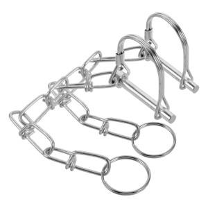 2개 세트 내후성 아연 도금 트레일러 맥세이프호환 핀 볼 커버 커플러 연결 견인을 위한 잠금 히치