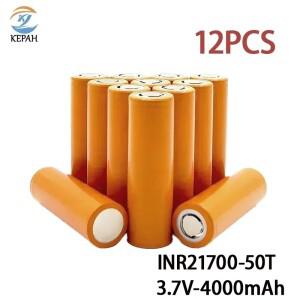 21700 4000mAh 충전식 배터리 3.7V 10C 방전 고출력 (고전력 기기용)
