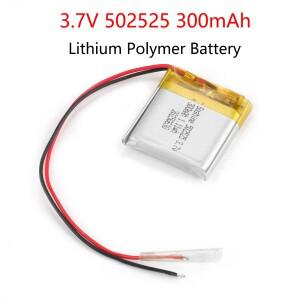 Soshien 3.7V 502525 300mAh 충전식 리튬 폴리머 이온 배터리 블루투스 헤드셋 마우스 팔찌 손목 시계 MP3