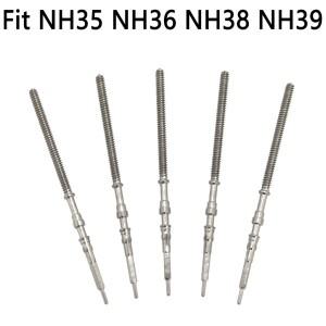 시계 줄기 스테인레스 스틸 예비 부품 NH35 크라운 자동 기계식 무브먼트