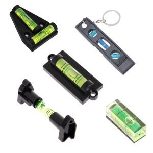 미니 소형 스피릿 버블 레벨 그림 마그네틱 스트라이프 29x11x10mm와 측정 도구를