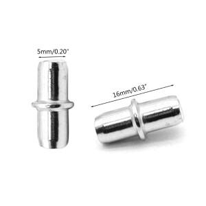 K1KA 50 피스 선반 핀 Pegs 헤비 듀티 가구 브래킷 지원 벤치 테이블 패스너 내구성 튼튼한