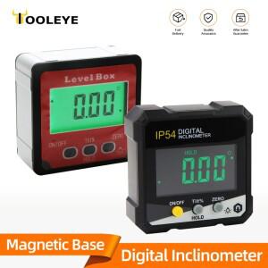 디지털 경사계  360 도 미니 소형 전자 각도기  각도 파인더 게이지 측정 도구  레벨 박스