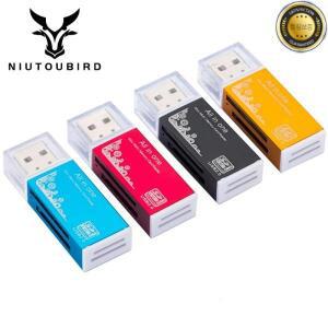 4포트 USB2.0 마이크로 SD TF M2 MS 프로 듀오 MMC DV 폰 카메라 메모리 카드 어댑터 LED 표시등이 있는 합