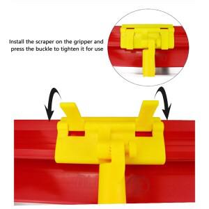 1개입 석고보드 평탄화 스패출라 도구 플랫 트로웰 연장 어댑터 레벨링 브래킷 클립