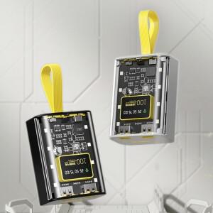 DIY 보조배터리 박스 충전기 케이스  시원한 고속 야간 조명 18650