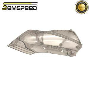 SEMSPEED For Yamaha XMAX250XMAX300 2021-2025 투명 블루 에어 필터 커버 고선명 PC 흡기 박스 오토바이