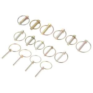 10/5/2피스 M4.5-M11 스틸 린치 핀 헤비 듀티 트레일러 트랙터 자전거 유모차 농장 잔디 정원 트럭 용 카고