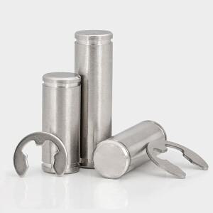 304 스테인리스 스틸 더블 헤드 카드 그루브와 탄성 고정 링 원통형 핀 샤프호환트 포지셔닝 M3M4M5M6M8