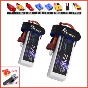11.1V 2200mAh 3S 45C 리포 배터리 RC 헬리콥터 항공기 쿼드콥터 자동차 비행기용 T JST XT30 플러그