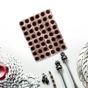 48개 자전거 펑크 수리 키트 이너 타이어 패치 튜브