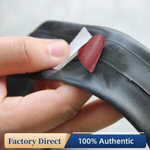 48개 자전거 타이어 펑크 수리 키트 고무 25mm 이너 튜브 패치 원형 유지보수 도구 사이클링 장비