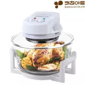 광파오븐 키친아트121MT 12리터 라이트 웨이브 화이트 타이머 할로겐 전기 오븐 군고구마