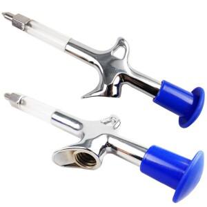 자전거 그리스 주입기 건 가시형 윤활 도구 인체공학적 허브 오일링 (바텀 브래킷 페달용)