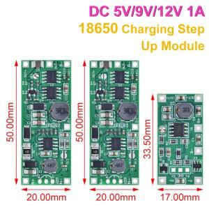 18650 리튬 배터리용 충전 방전 모듈  UPS 전압 변환기  무정전 전원 공급 장치 보드  DC 5V  9V  12V  1A