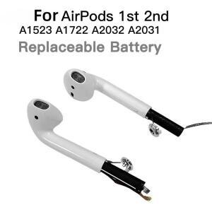 Airpods 1 2 A1722 A1523 A2031 A1602 배터리 교체 Bluetooth 헤드셋 충전 케이스 적용