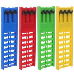 안전한 낚싯줄 보관을 위한 하나베이스 홀더 및 후크 정리함 스프링 장착 리더 컴팩트 경량 플라스틱 디자인 8.07X2.36X0.59인치