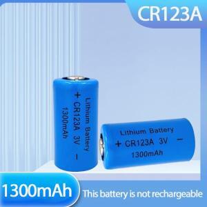 CR123A 1300mAh 3V 비충전식 일회용 배터리 셀 (GPS  시스템 카메라, 의료기기, 디지털 카메라용)