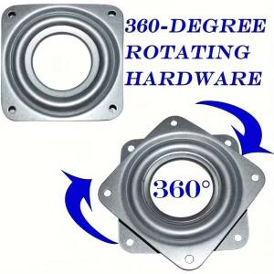 금속 회전판 베어링 회전식 턴테이블 플레이트 360도 헤비 듀티 스위블 데스크 가구 하드웨어