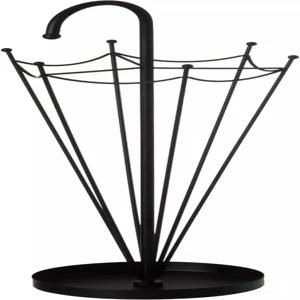 입구용 빈티크와이즈 블랙 엄브렐러 홀더 크리에이티브 스탠드 실내 실외 바닥 랙 지팡이