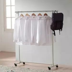 행거 옷걸이 옷행거 하사 조아행거1000(3자) 함마톤화이트 이동식행거 1단행거 이동형 매