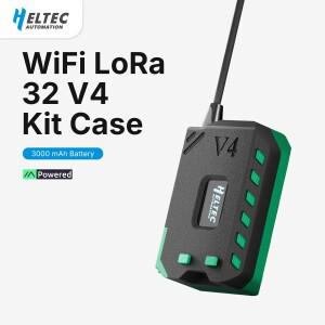 헬텍 V4 메스타스틱 WiFi LoRa 32 개발 보드 케이스 세트 3000mAh 배터리 소프트 안테나 ESP32 SX1262 태양