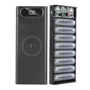 21700 손전등 배터리 충전기 상자 보조베터리 홀더 DIY 쉘 케이스 듀얼 USB 보관 정리