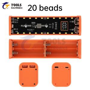 DIY 18650 배터리 보관함 정리함 메카  8 셀 보조베터리 케이스 고속 충전 모바일 전원 키트 납땜 없음