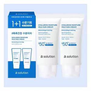 보습관리 [1안티에이징 주름개선 탄력강화 1][.solution] 에이솔루션 히알루론 수분 마일드 선크림 50ml