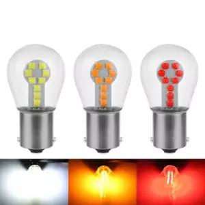 호환  1PCS 1156 BA15S P21W Led 1157 BAY15D P215W 전구 앰플 R5W R10W 18SMD 800LM 자동차 안개 조명 DRL