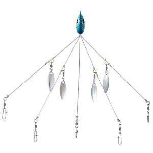 알라바마 리그 5개 암 3개 세트 18g 14cm 배스 블랙밥 낚시