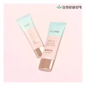 보습관리 [김정문알로에] [1 안티에이징 주름개선 탄력강화 1] 큐어 리알로에 워터 카밍 톤업 선크림 40g (