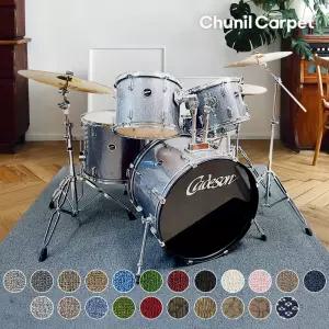 천일카페트 천일 다용도 드럼매트 소음 진동 방진 방음 피아노 바닥 1호 120X100 효성 그레이