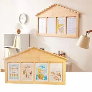 안내판 학원 알림판 어린이집 유치원 원목 게시판 아크릴