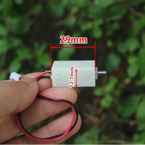 방수 기어 감속 모터 풀 메탈 기어박스 큰 토크 DC 3V 6V 7.4V 123RPM N20