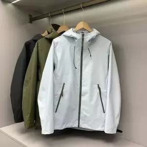 트위드 자켓 여자 린넨 크롭 코트 여성 가죽 청 재킷 남성용 고품질 스키 자수 베타 LT 탑 방수 쉘 기능 야