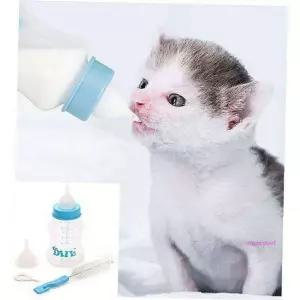 고양이 휴대용 실리콘 반려동물 젖병세트 강아지 우유병klm260