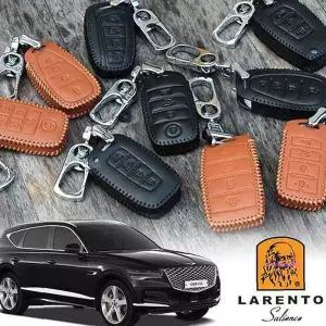 키홀더키케이스 6버튼 가죽 제네시스 스마트케이스 차링 차홀더 악세사리 링자동차 차량jkl472