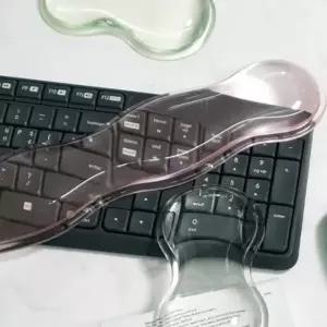 [텐바이텐]말캉이 젤리 투명 손목보호 키보드 마우스 받침대 받침