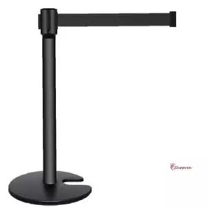 삼화벨트 가이드라인 펜스 차단봉 4m 바리게이트 흑색 안전봉 가이드선 대기줄 통제선 유도선 매장lmn407