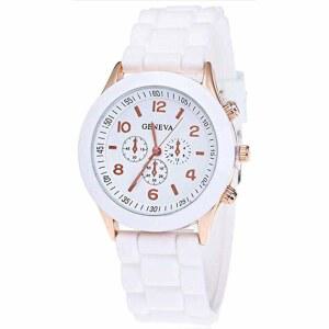 eAj CdyBox 여성 남성 여성 패션 럭셔리 실리콘 쿼츠 워치 유니 젤리 손목시계