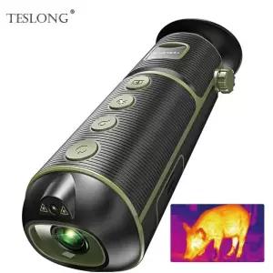 Teslong-256x192 적외선 열 카메라 야간 투시경 망원경 고글 광학 탐지 1000M [호환]