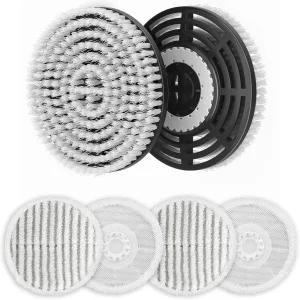 샤크 S8001 S8002BRN S8200 S8201 S7001 S7201 시리즈용 리몬 스팀 및 스크럽 걸레 교체 패드 헤비 듀티