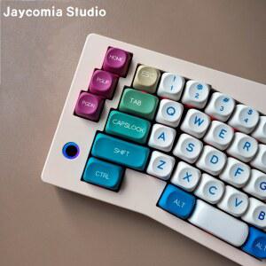 Moa 프로필 Pbt 키캡 7u ce 분할 공간 키 하위 ISO 레이아웃 판타지 독일어 스페인어 아랍어 브라질