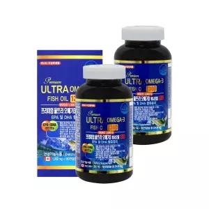 프리미엄 울트라 오메가3 휘시오일1300 180캡슐 2박스 Natural Life Nutrition Inc.
